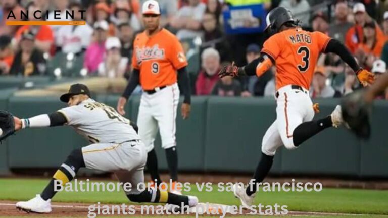 A Guide baltimore orioles vs san francisco giants match player stats to